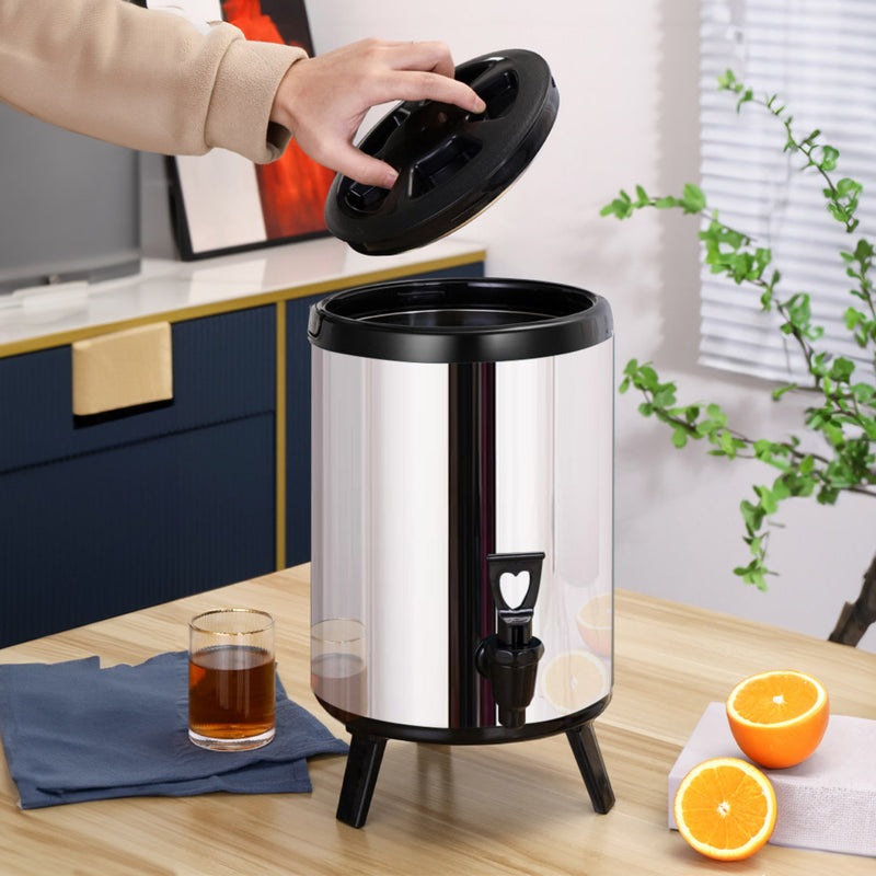 2X 14L Stainless Steel Insulated Portable Dispenser For Coffee Tea Beer