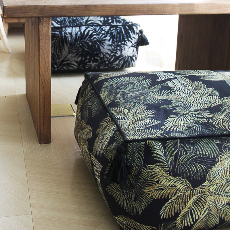 Pouf Cushion Polyester Fiber 50cm EPP Particle Insert Multicolor Plush