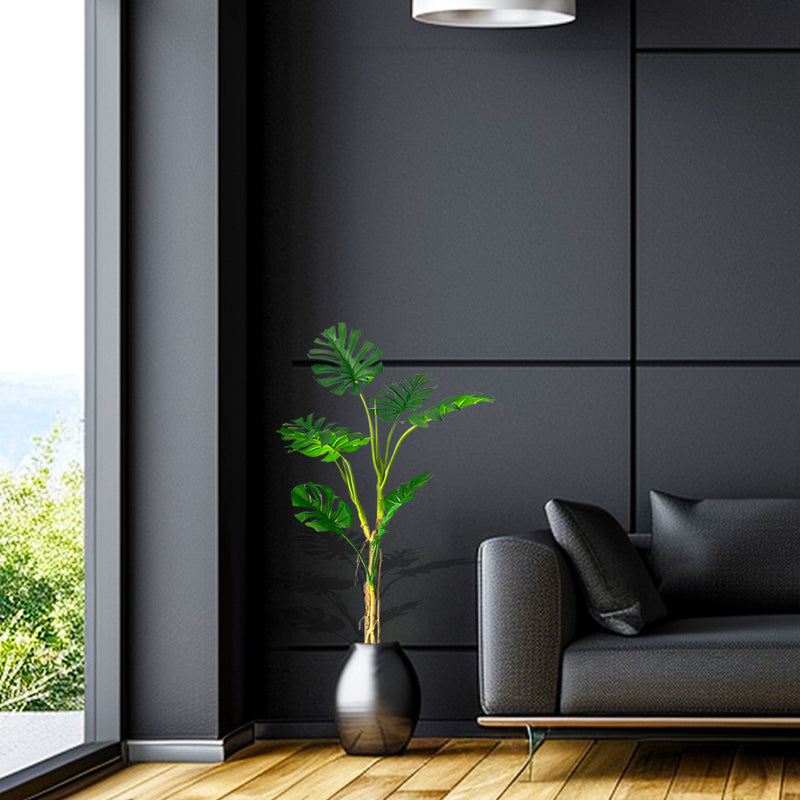 2X 160cm Potted Artificial Monstera Palm Real Touch Uv Protected Green