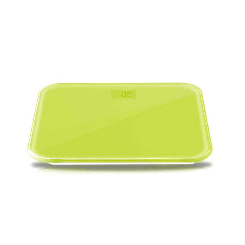 2X Digital Glass Body Scale 180kg Capacity LCD Display Waterproof Non-Slip Green