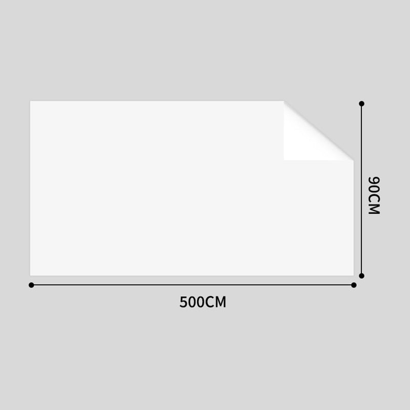 2X 90cmx500cm Clear Dry Erase Adhesive Whiteboard Surface Stickers