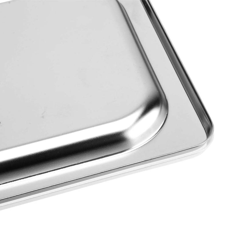 12X Gastronorm Pan Lid Stainless Steel 265x325mm Half Size Center Handle