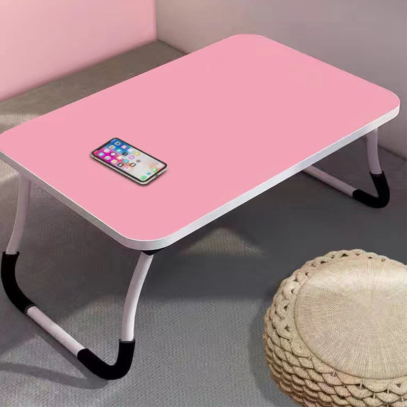 Pink Portable Adjustable Foldable Bed Desk MDF Laptop Tray Table Home Office