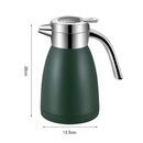 1.8L Stainless Steel Insulated Vacuum Flask Thermal Jug Spill-Proof Green