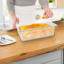 100mm Clear GN Pan Food Tray Polycarbonate Dishwasher Safe -40 to 100 Degrees