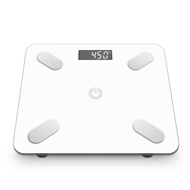2X Wireless Bluetooth Body Fat Scale Bathroom Weighing Health Analyzer White