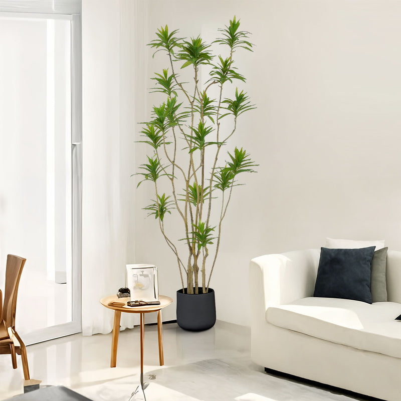 190cm Lily Bamboo Artificial Tree Lifelike 19 Branches Polyurethane Green