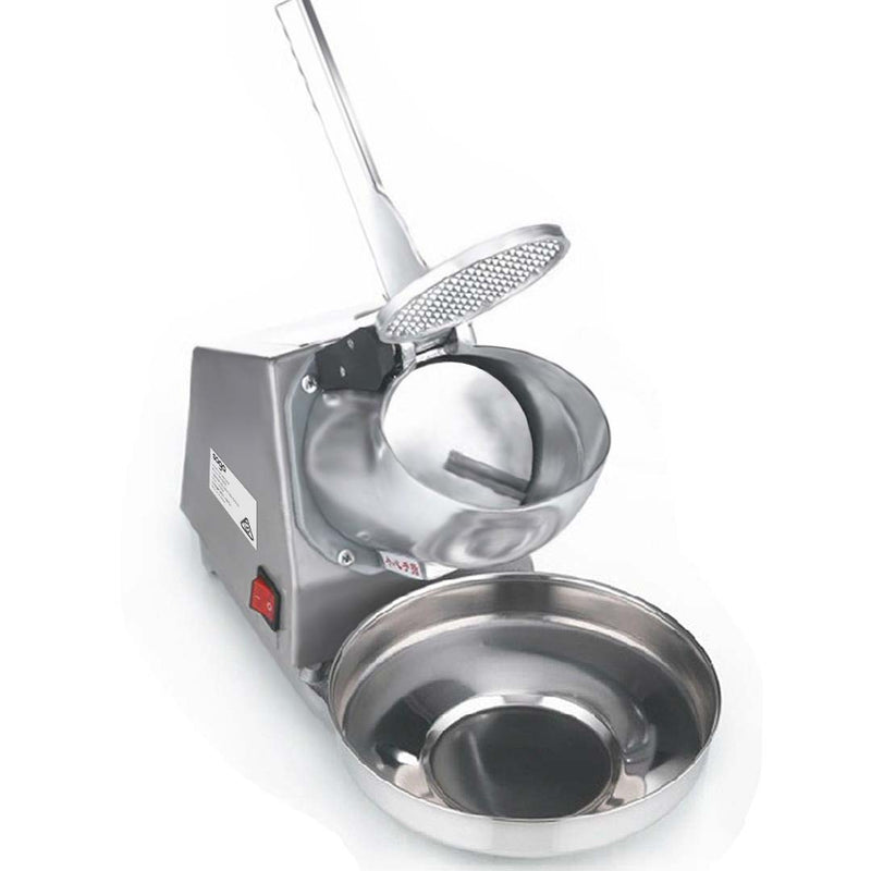 Ice Shaver 300W Electric Stainless Steel Heavy Duty Snow Cone Maker 65kg/hr