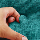 120cm Blue Green Triangular Wedge Pillow Headboard Backrest with Lumbar Support