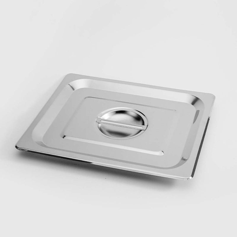 Stainless Steel Gastronorm Pan Full Size 1/2 Deep 6.5cm With Lid Durable