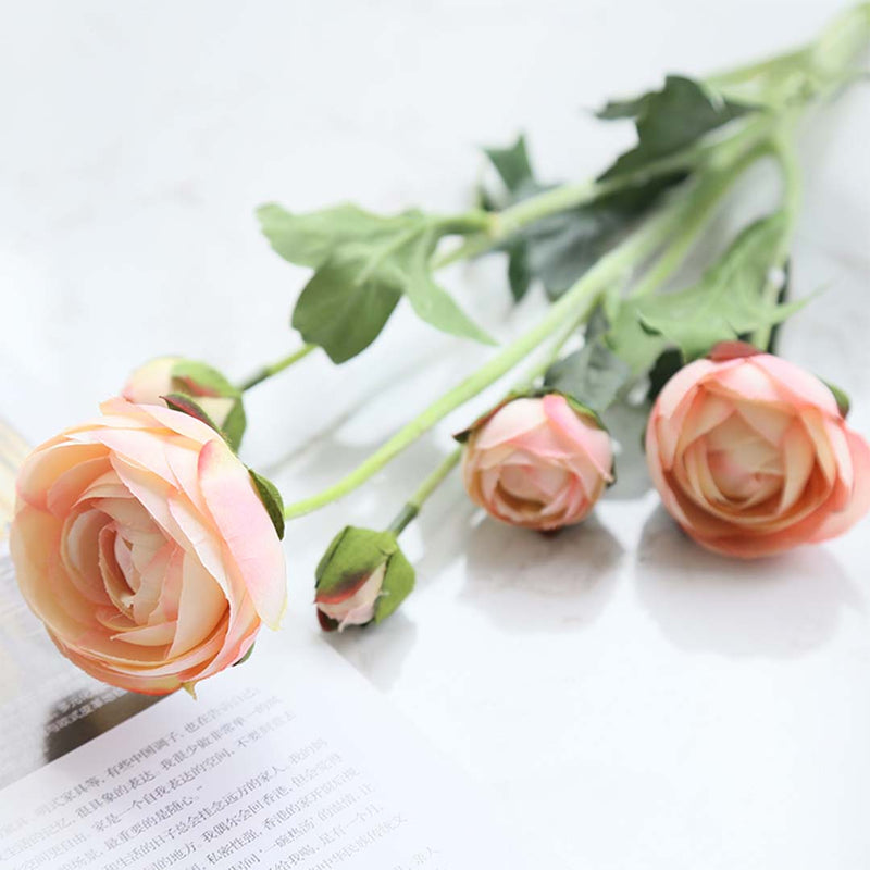 12pcs Artificial Silk Rose Bouquet 85cm Real Touch Blue Table Decor