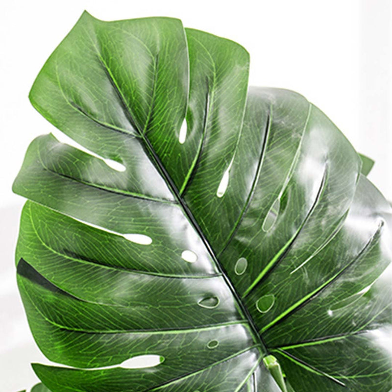 4X 120cm Potted Artificial Turtle Back Plant Realistic Green Indoor With Moss