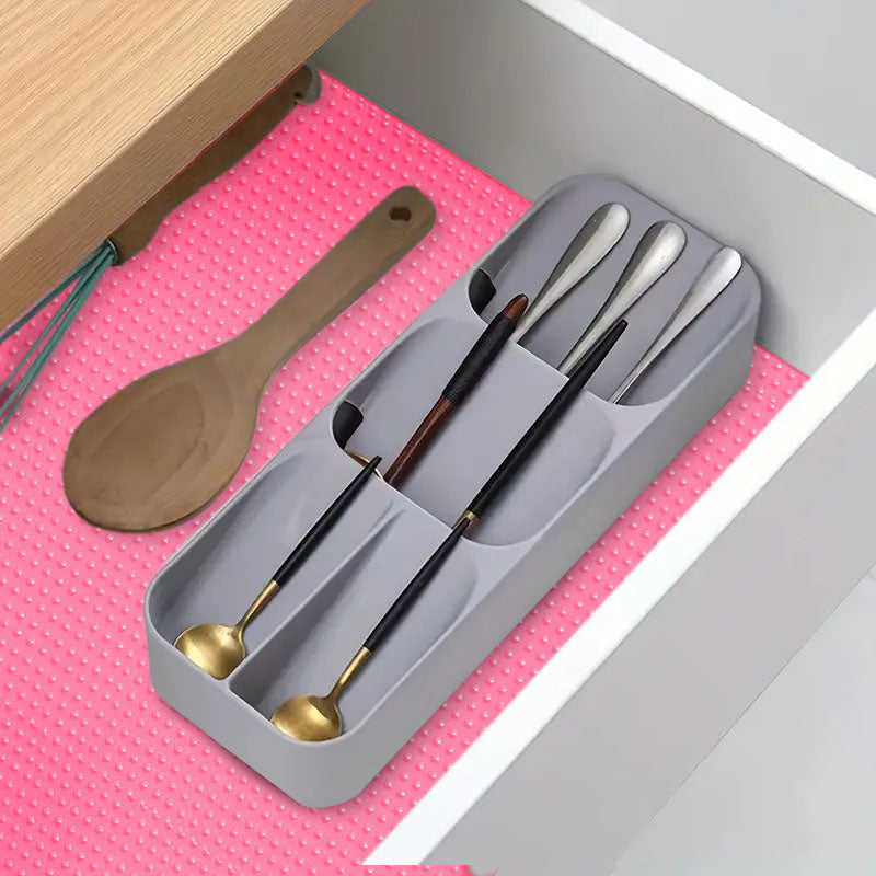 Pink EVA 30x300cm Kitchen Drawer Cabinet Liner Waterproof Non Slip Mat