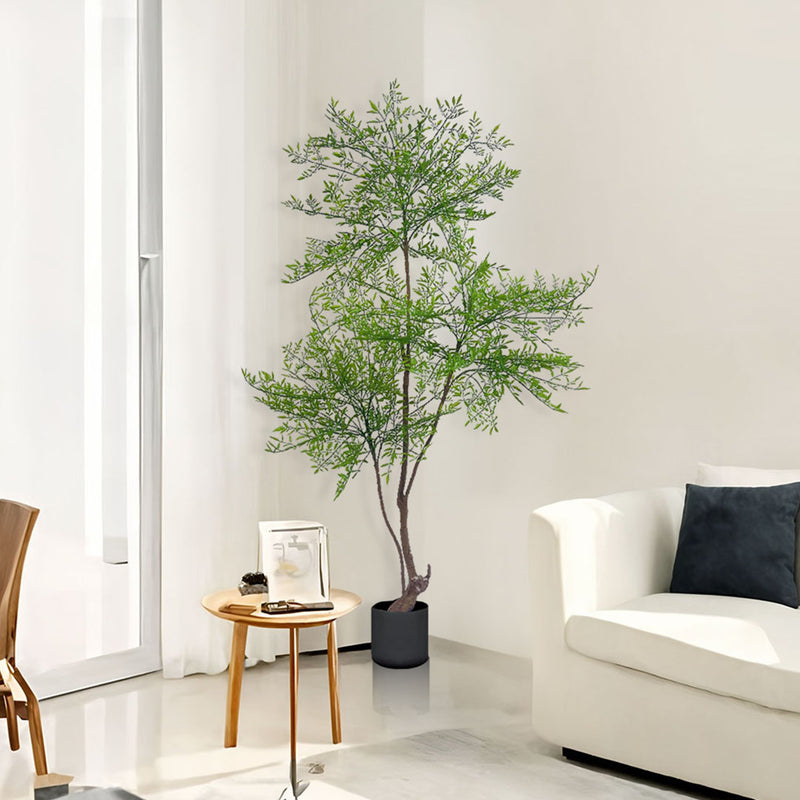 2X Artificial Nandina Heavenly Bamboo Tree 150cm Polyurethane Plastic Green