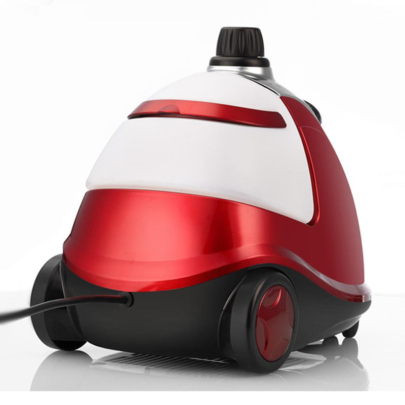 Garment Steamer Portable Steam Iron 1800W 1.8L Water Tank Red Fabric Cleaner