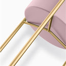 2X 60cm Gold Metal Plant Stand Pink Pot Holder Corner Shelving Rack Indoor Display