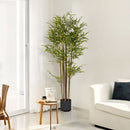 120cm Bamboo Artificial Plant 7 Branches Green Home Office Decor