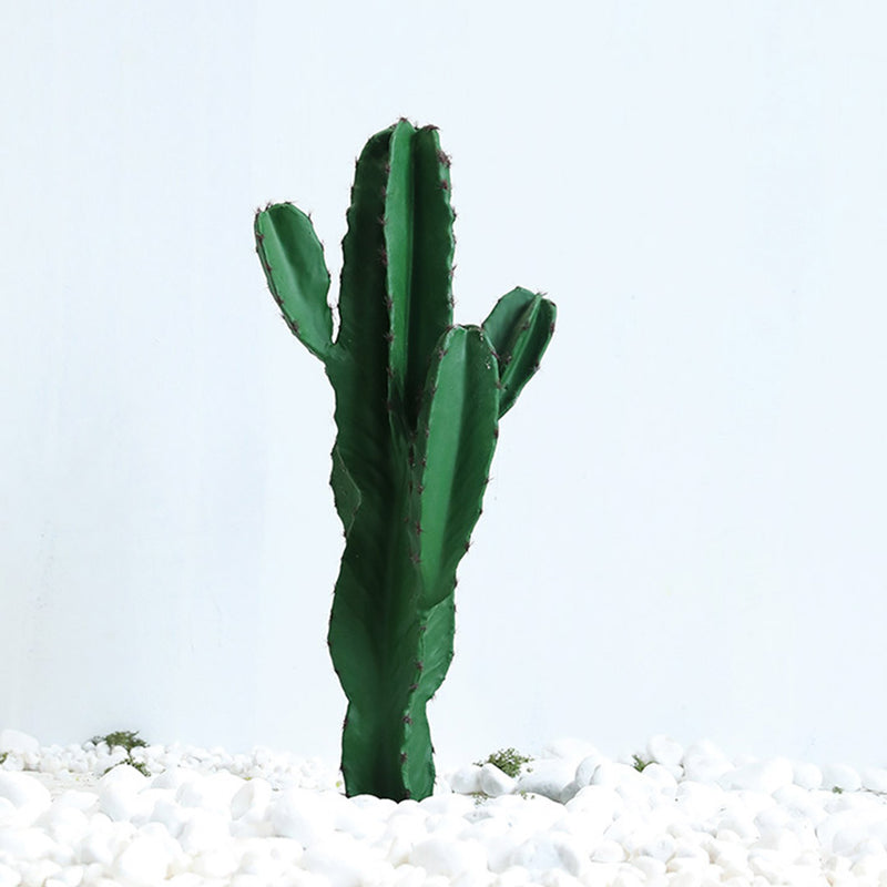 2X 70cm Green Artificial Potted Cactus Plant Polyurethane Realistic 5 Heads