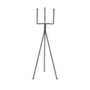 4X 80cm Tripod Plant Stand with White Pot Metal Frame Indoor Display Rack