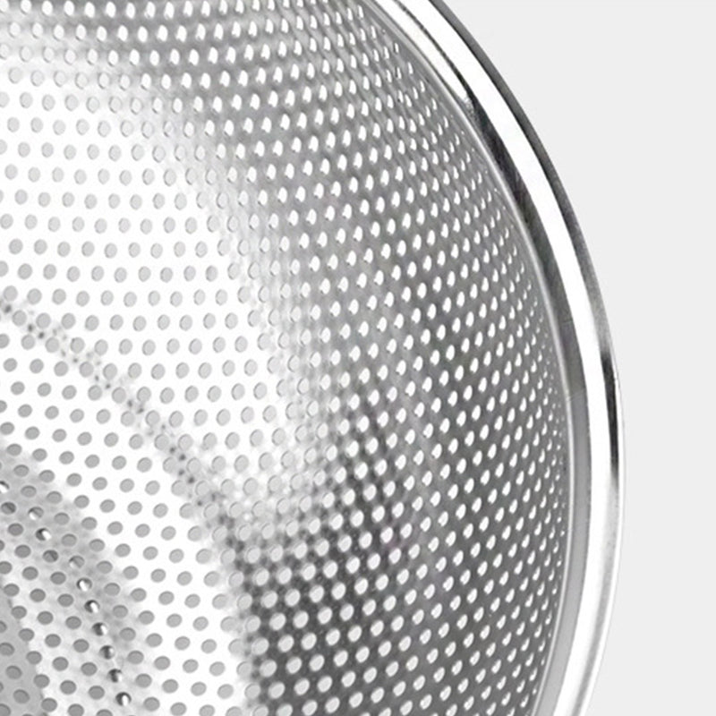 Stainless Steel Colander Set Mesh Food Strainer 3 Sizes Handles Kitchen Bowl