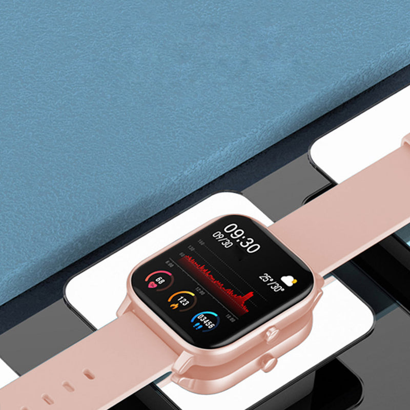 2X Smart Fitness Watch 1.4 Inch Ips Touch Screen Gold Ip67 Waterproof Heart Rate
