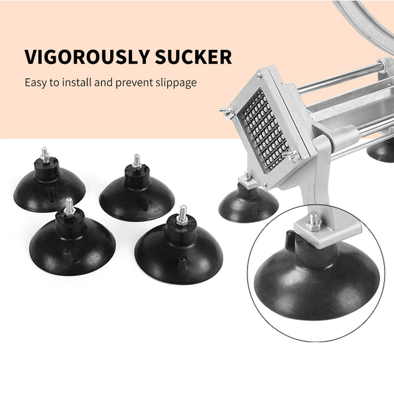 Stainless Steel Commercial Potato Cutter With 3 Blades For Vegetables Silver