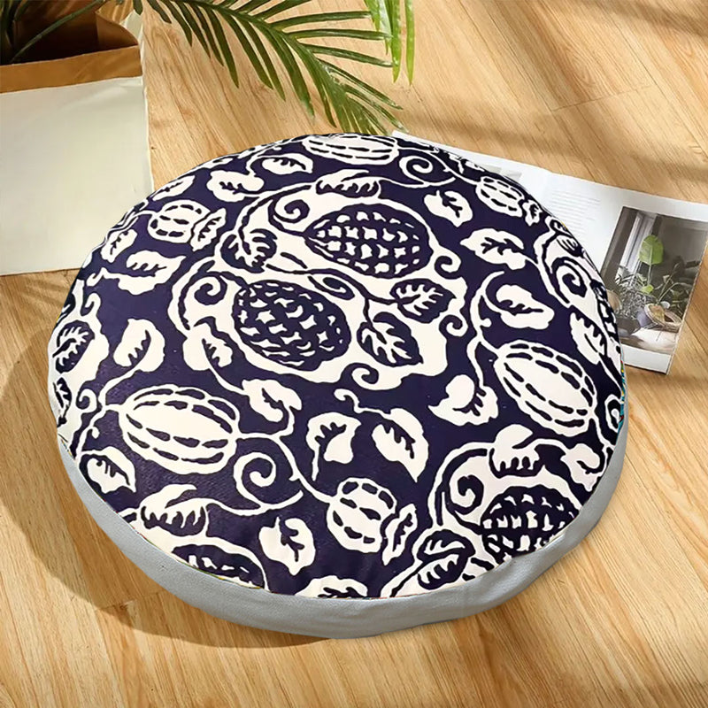 45x45x18cm Polyester Cotton Pouffed Cushion Epp Particle Insert Multicolor