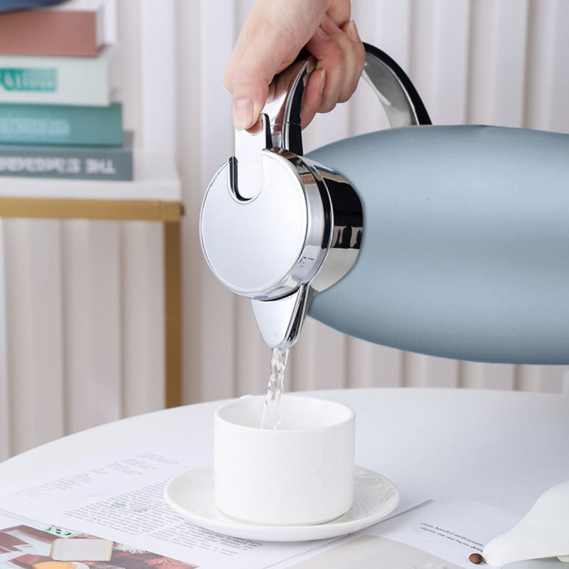 2.3L Blue 3 Layer Vacuum Insulated Stainless Steel Flask Wide Mouth Leakproof Lid