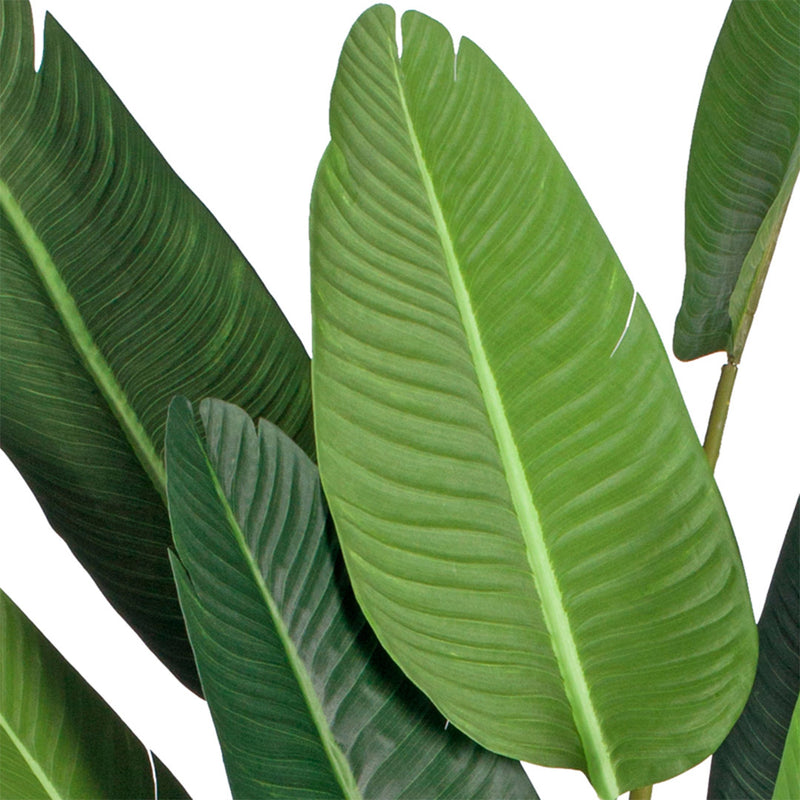 2X 220cm Artificial Birds Of Paradise Plant Polyester Polyurethane Green Pot