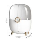 White Transparent Makeup Organiser Waterproof Dustproof Skincare Storage Box