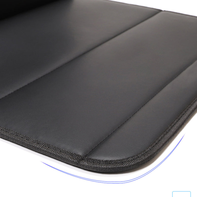2X Leather Collapsible Car Boot Organizer Box 55x30x30cm 10kg Black