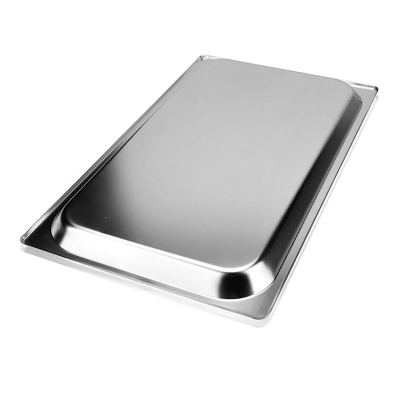 Full Size Gastronorm Pan 6.5cm Deep Stainless Steel Tray With Lid Stackable