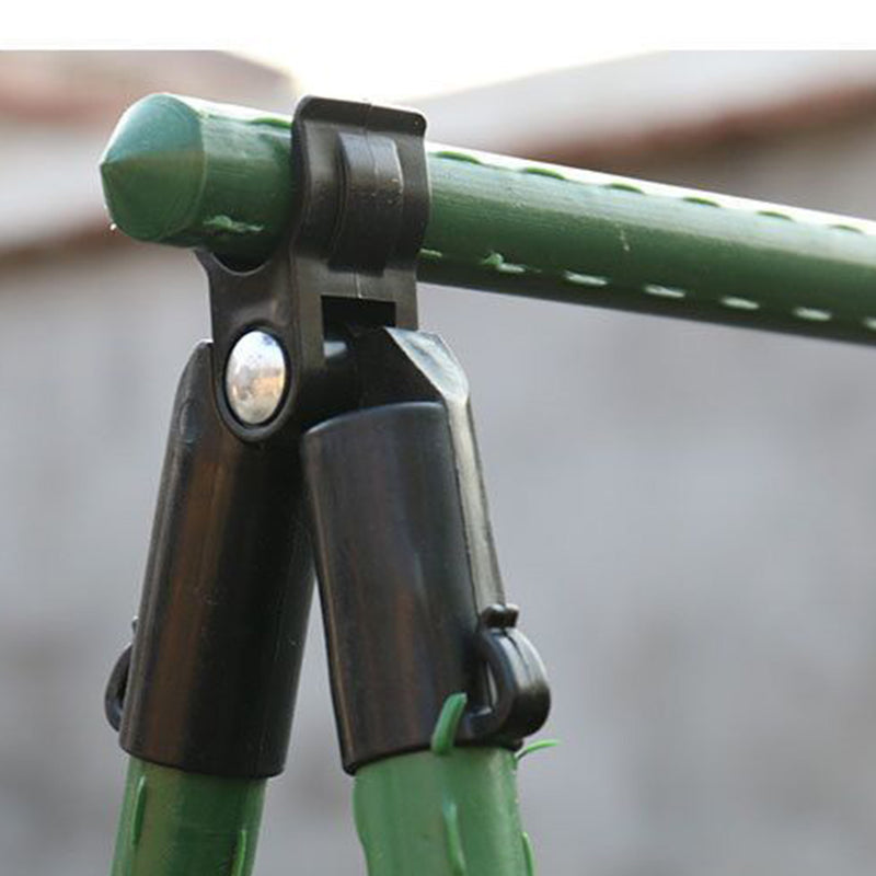 120cm Plant Frame Trellis Metal Pvc Adjustable Green Outdoor Vine Support