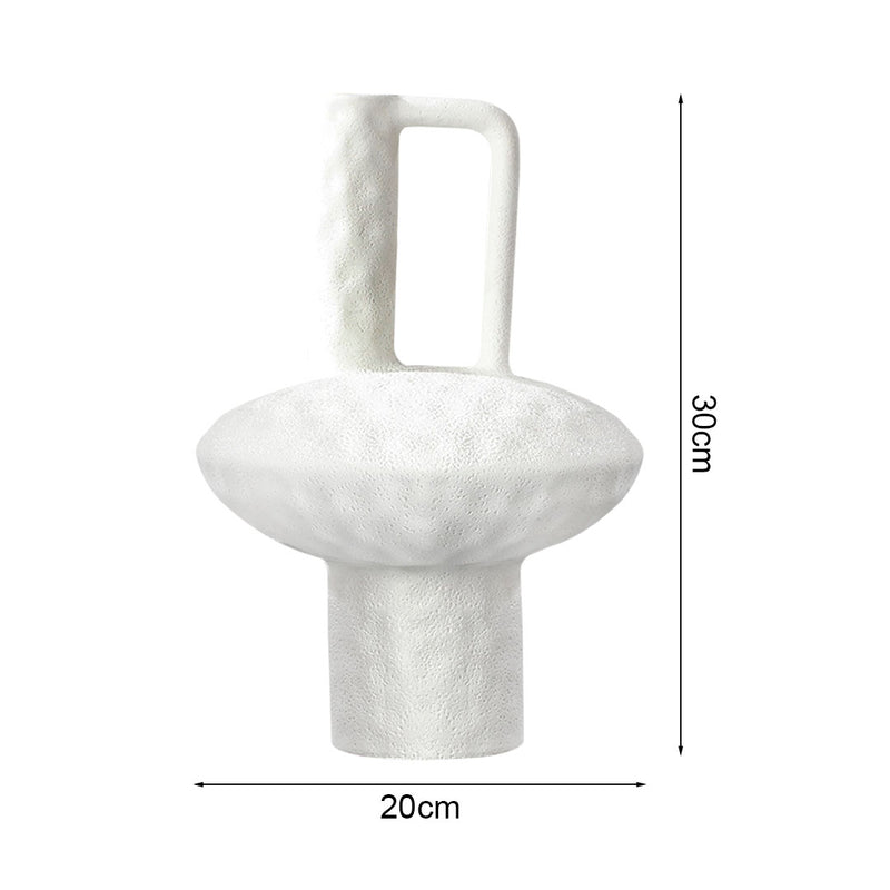 2X Ceramic Vase 20x30cm Contemporary Minimalist White Home Decor