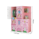 10 Cubes Pink Portable Wardrobe Foldable Closet Polypropylene Organiser