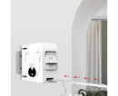 Wall-Mounted Retractable 160mm Clothes Line Dry Rack Foldable White 20kg Capacity