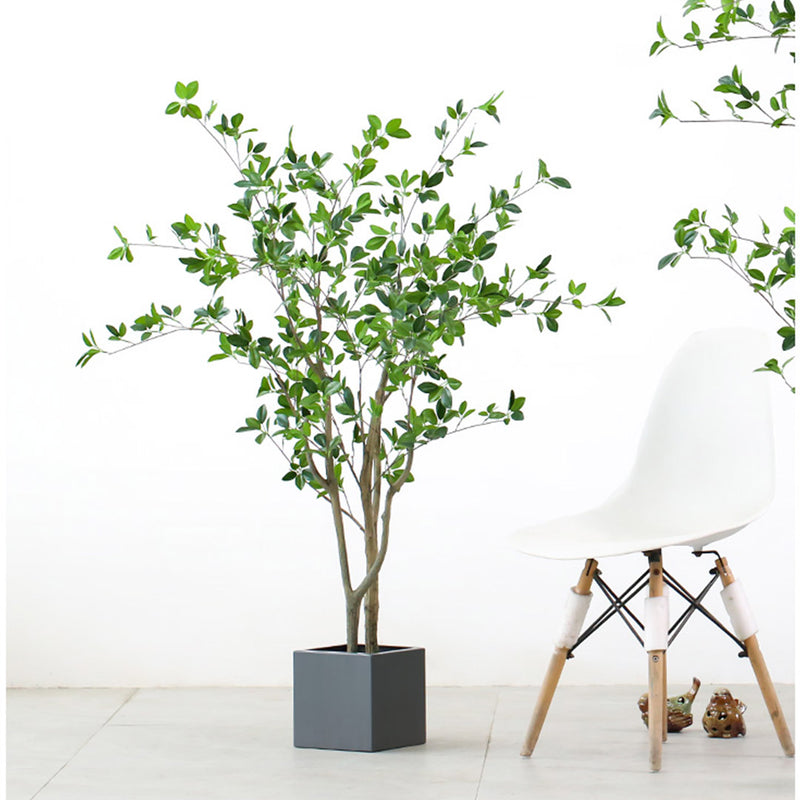 4X 180cm Green Faux Watercress Tree Silk Leaves Plastic Trunk Indoor Potted