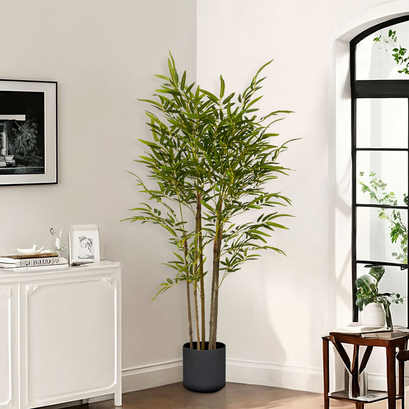 150cm Bamboo Artificial Plant 7 Branches Green Faux Decor Indoor Outdoor