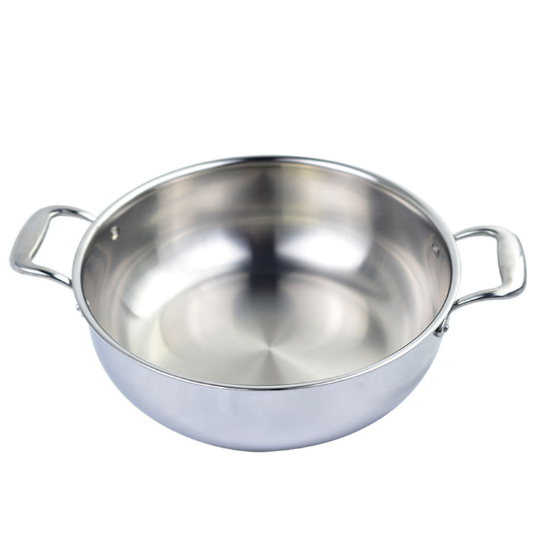 2X 3 Tier 30cm Heavy Duty Stainless Steel Food Steamer Stackable Glass Lid