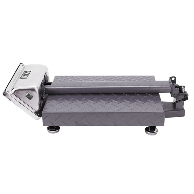 150kg Digital Platform Scale Electronic LCD Display Stainless Steel Black