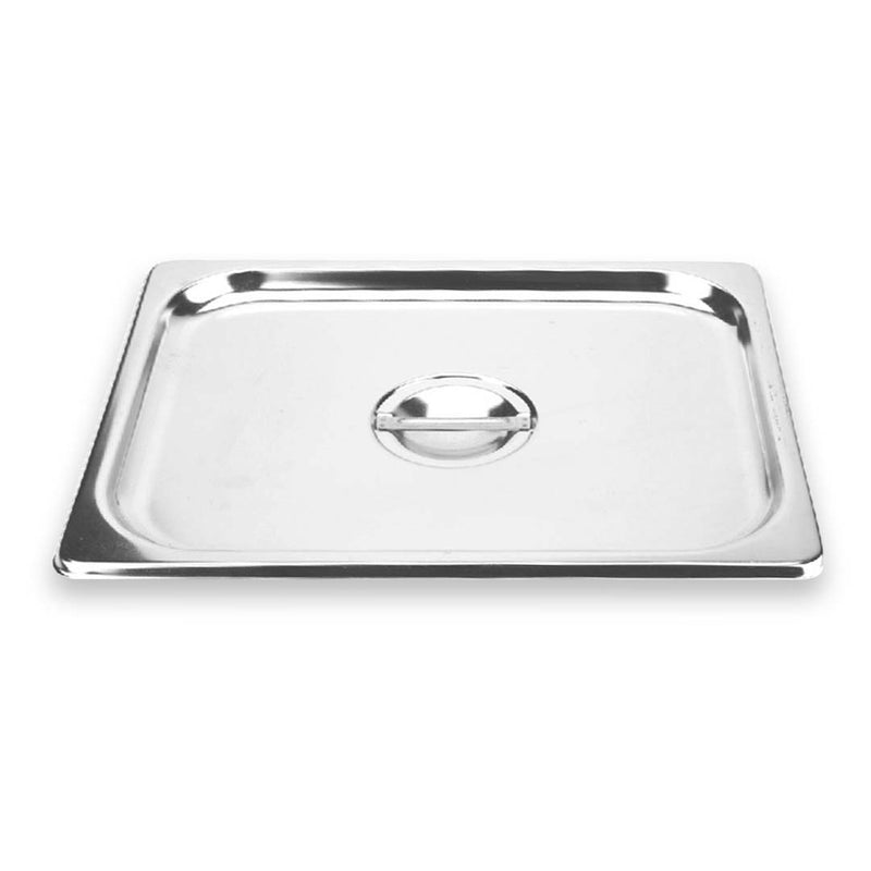 12X Gastronorm Pan Lid Stainless Steel 265x325mm Half Size Center Handle