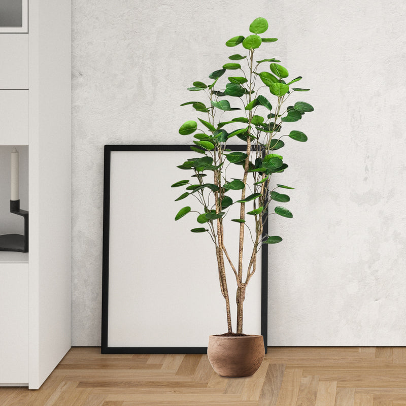 180cm Artificial Polyscias Scutellaria Potted Tree 102 Leaves Plastic Pu Green
