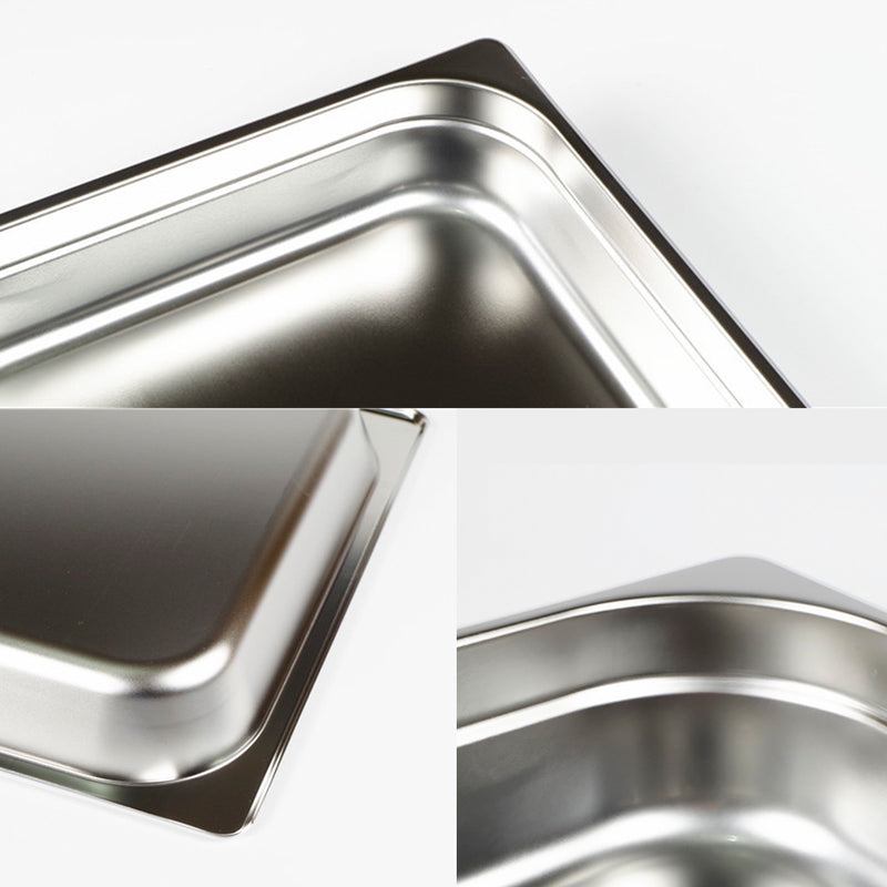 12X Gastronorm Pan Full Size 1/1 53x32.5x20cm Stainless Steel