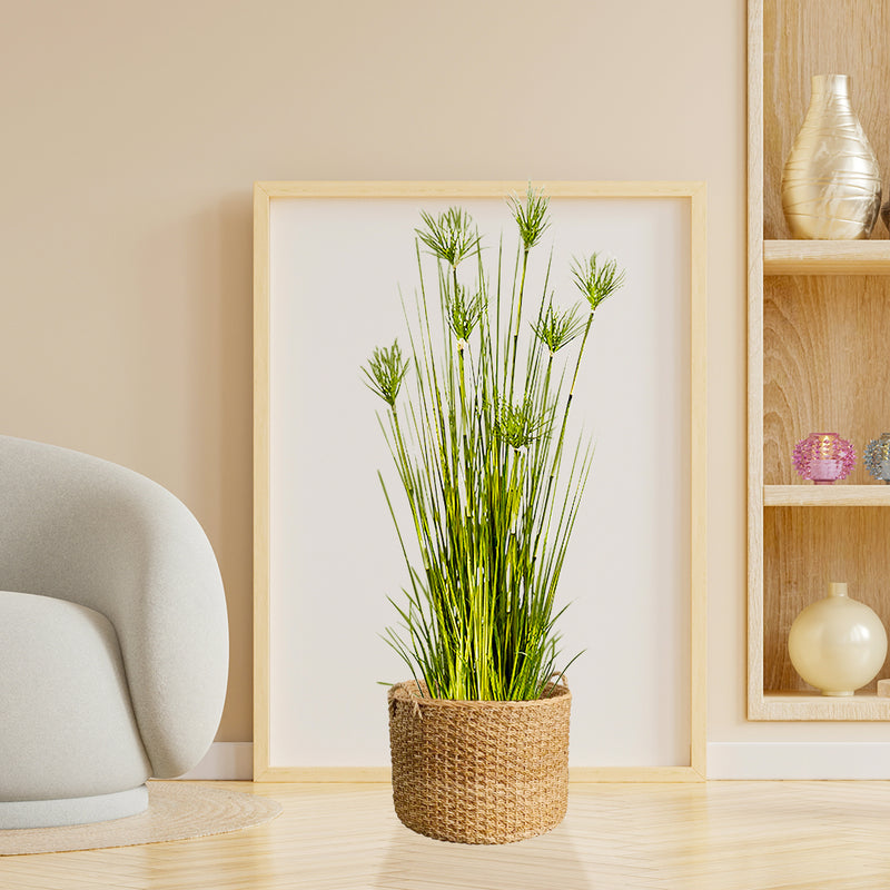 4X 150cm Artificial Papyrus Plant Pvc Potted Tall Green Grass Indoor Outdoor