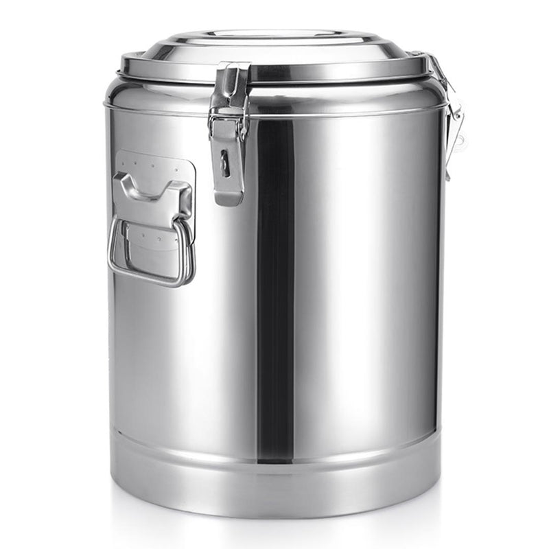 Insulated Stock Pot 18/10 Stainless Steel 12L Double Wall Foam Locking Lid