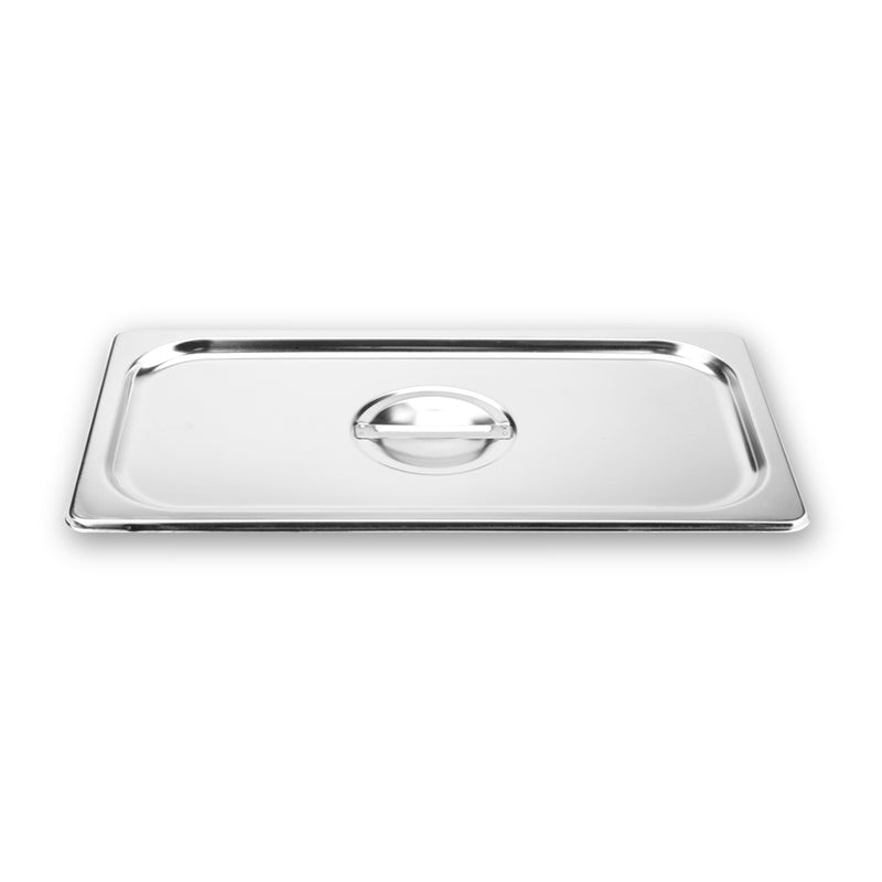 2X Gastronorm GN Pan Lid Full Size 1/3 Stainless Steel Tray Cover Durable