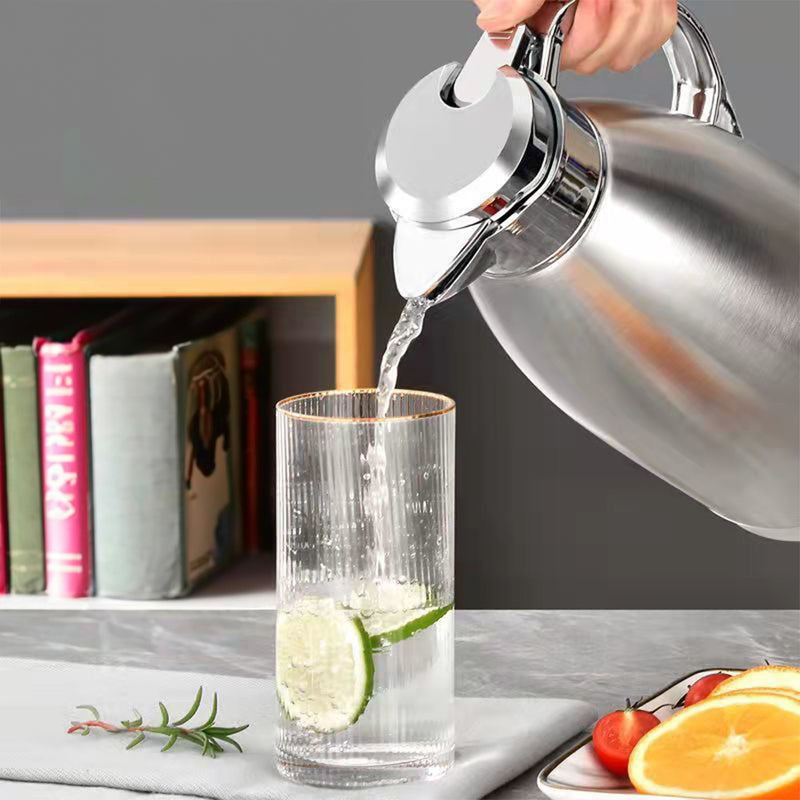 2X 1.8L Insulated 18/10 Stainless Steel Vacuum Flask Thermal Jug Spill Proof