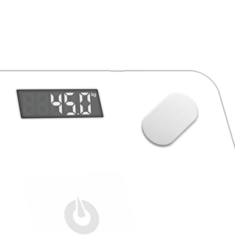 Bluetooth Digital Body Fat Scale LCD 180KG Max Weight Bathroom Health White
