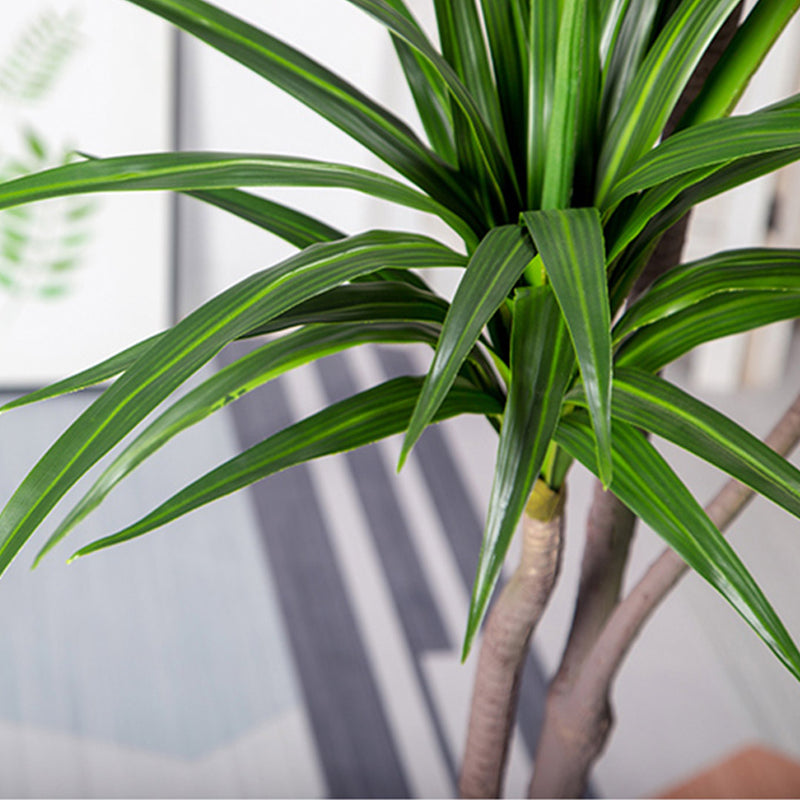 180Cm Artificial Brazilian Iron Tree 3 Heads Green PU PE Potted Indoor