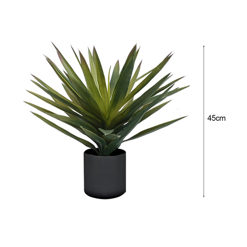 2X 45cm Yucca Artificial Plant Tabletop Realistic Polyurethane Green